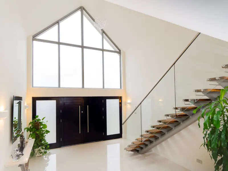 Aluminium flush casement windows