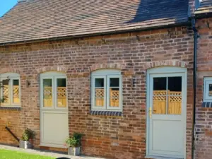 Timber entrance doors